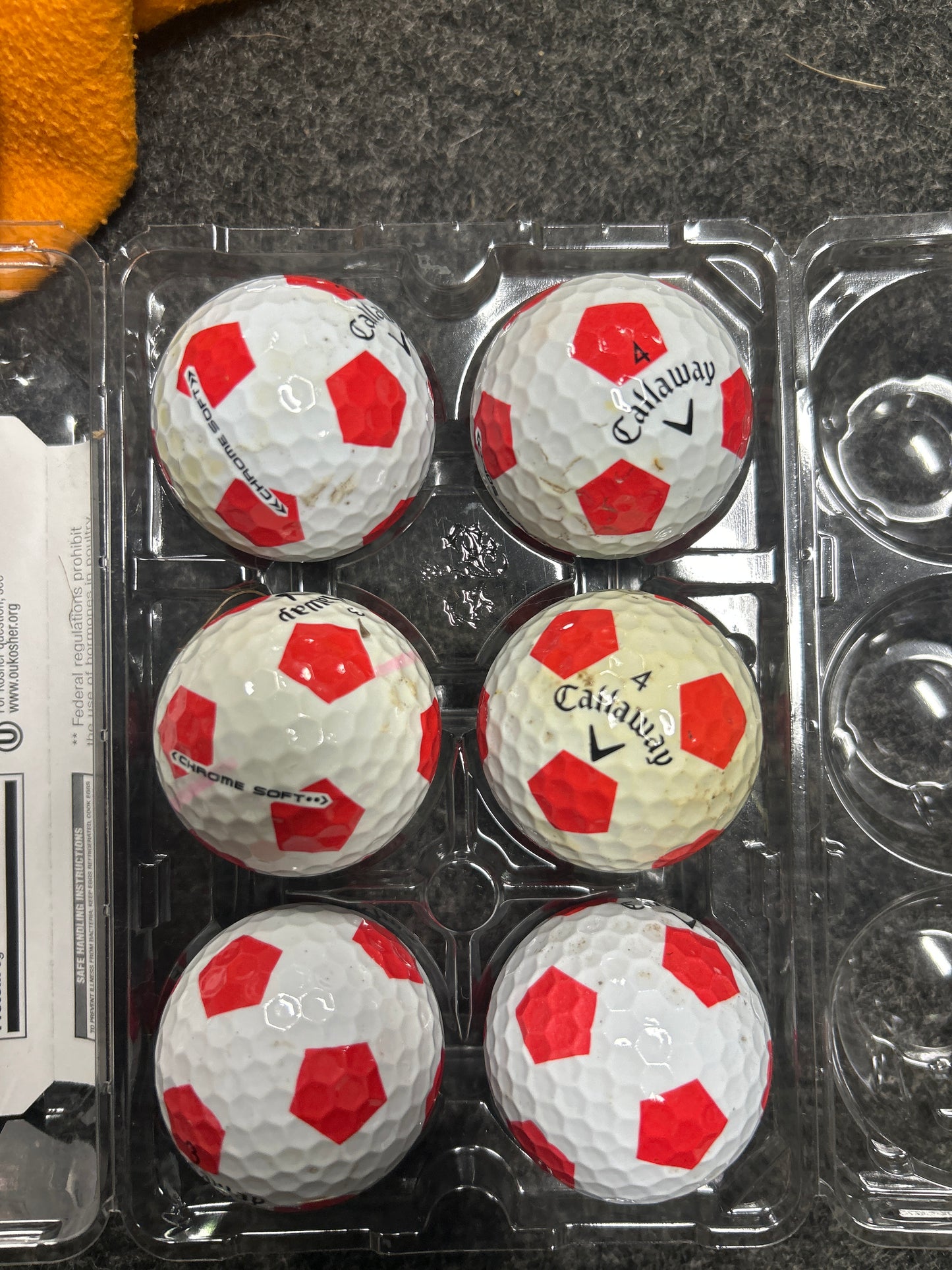Six Callaway chromesoft￼